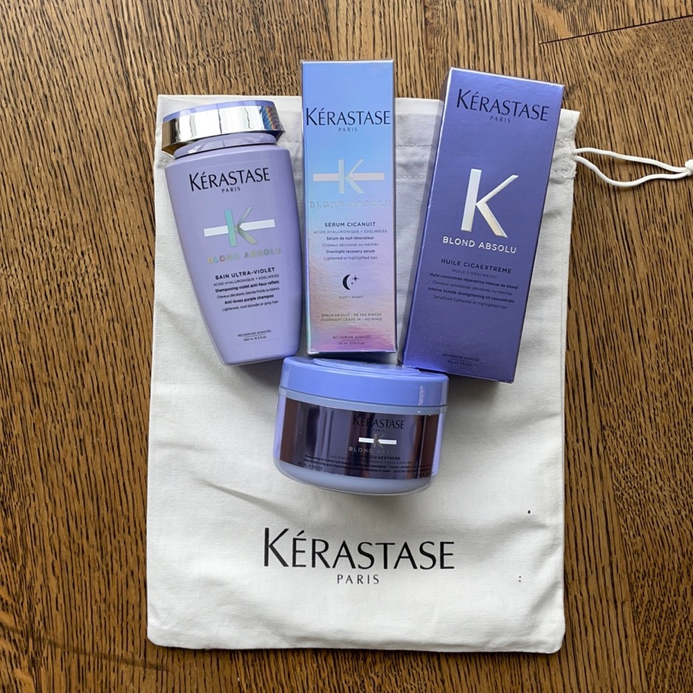 NWT Kerastase Blond Absolu recovery kit